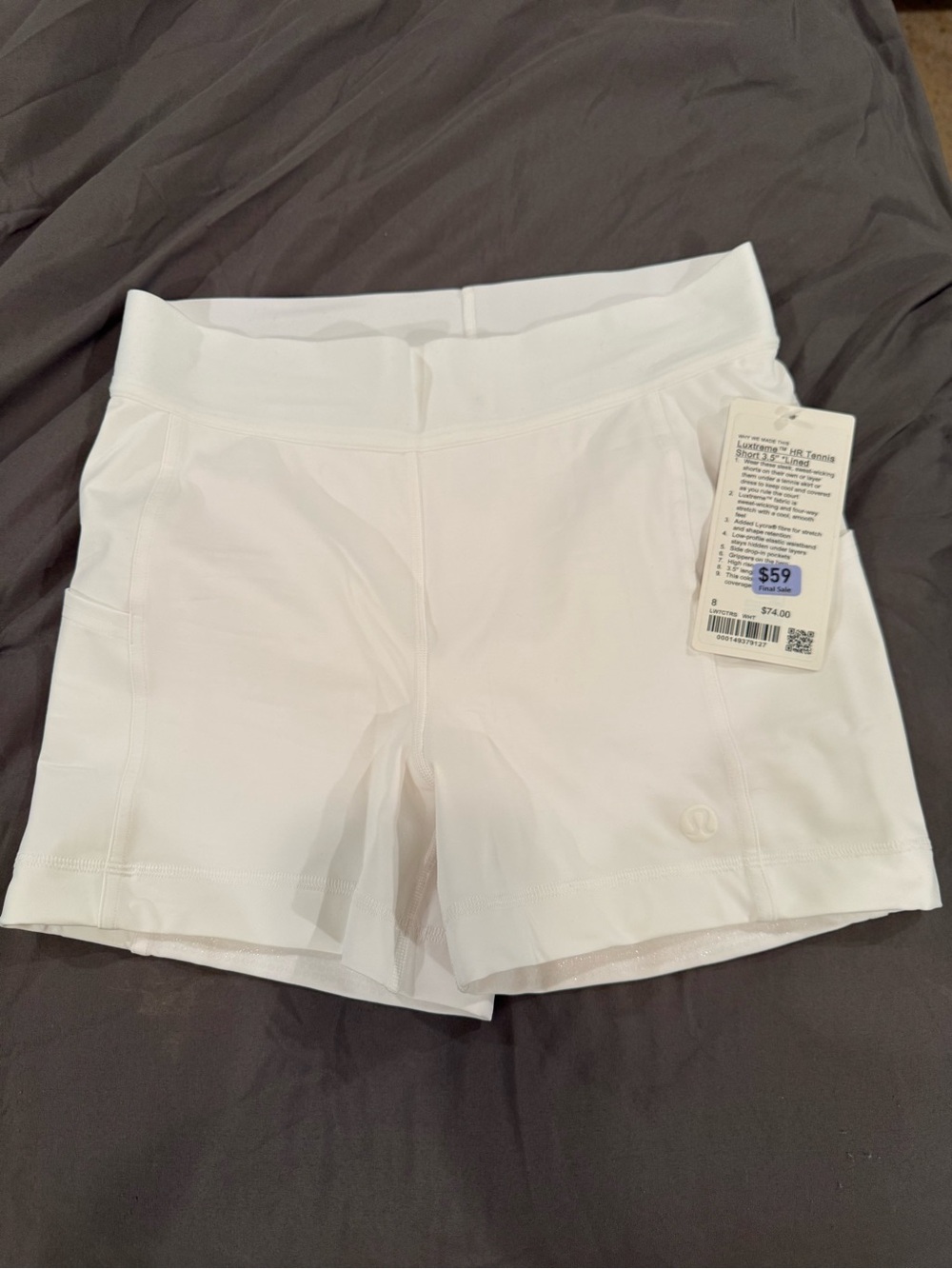 lululemon athletica White High-Rise Athletic Shorts